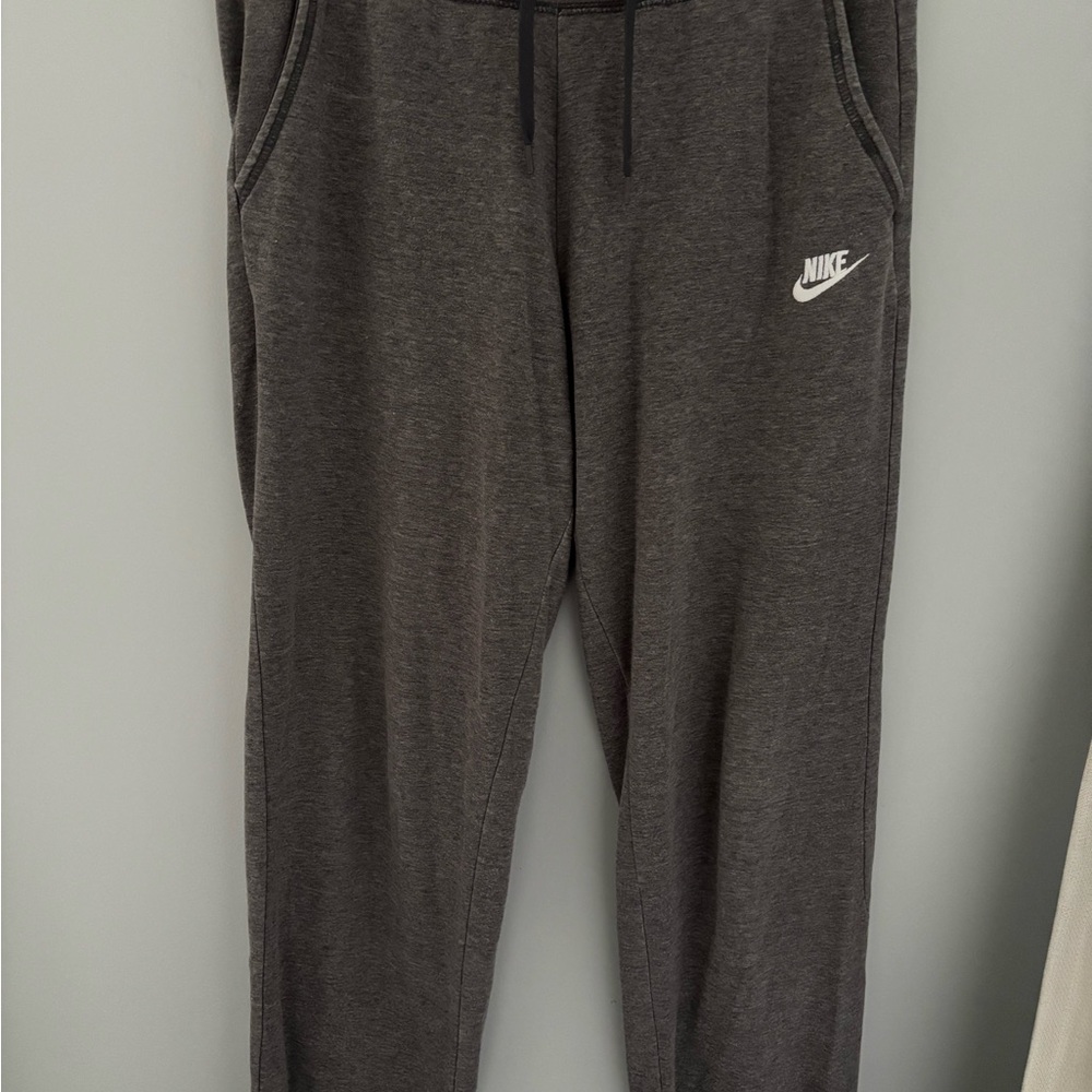 Nike Charcoal Joggers with White Logo
